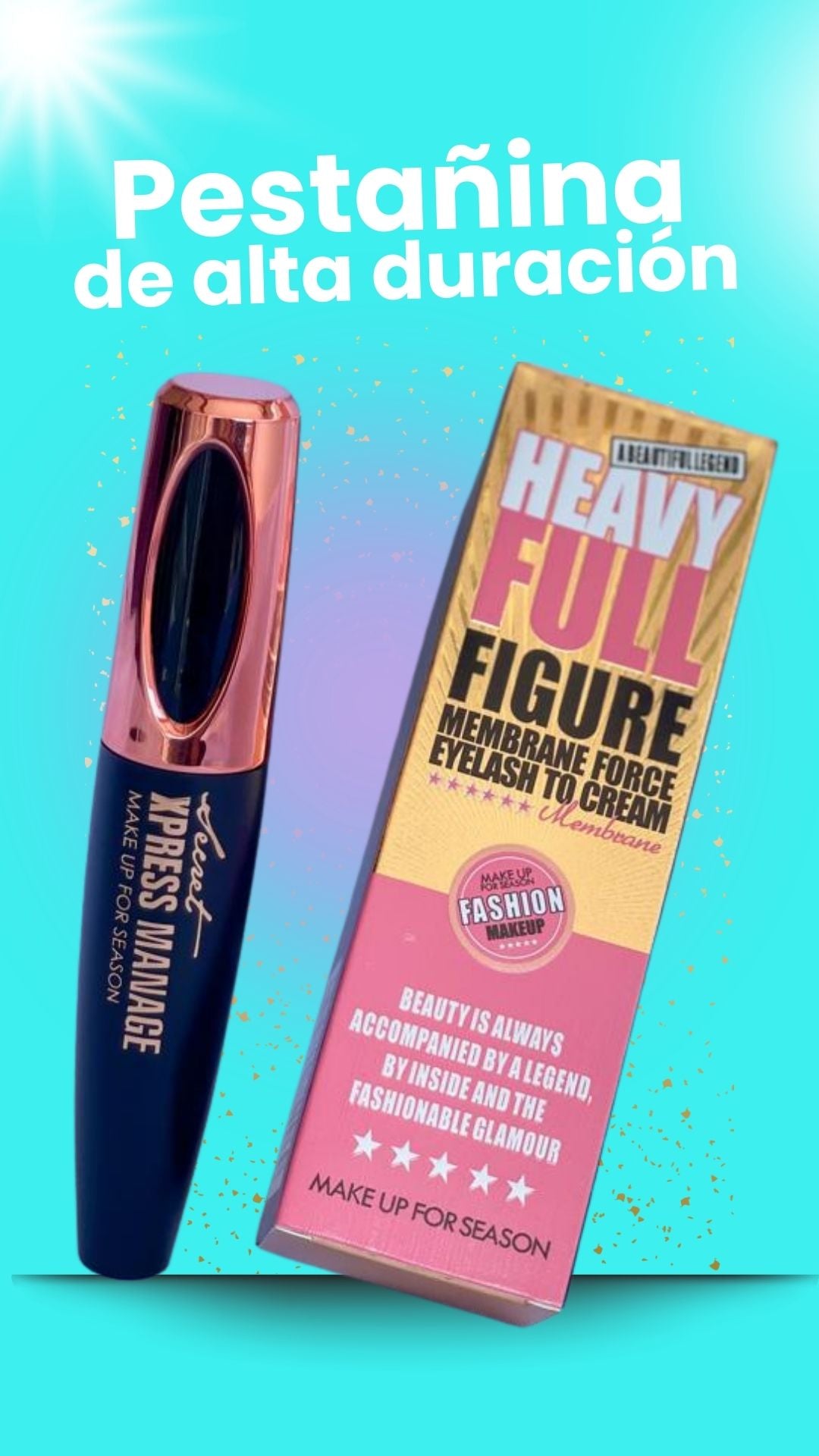 🔥COMBO PESTAÑINA 4D Y DELINEADOR TRAZO FINO🔥