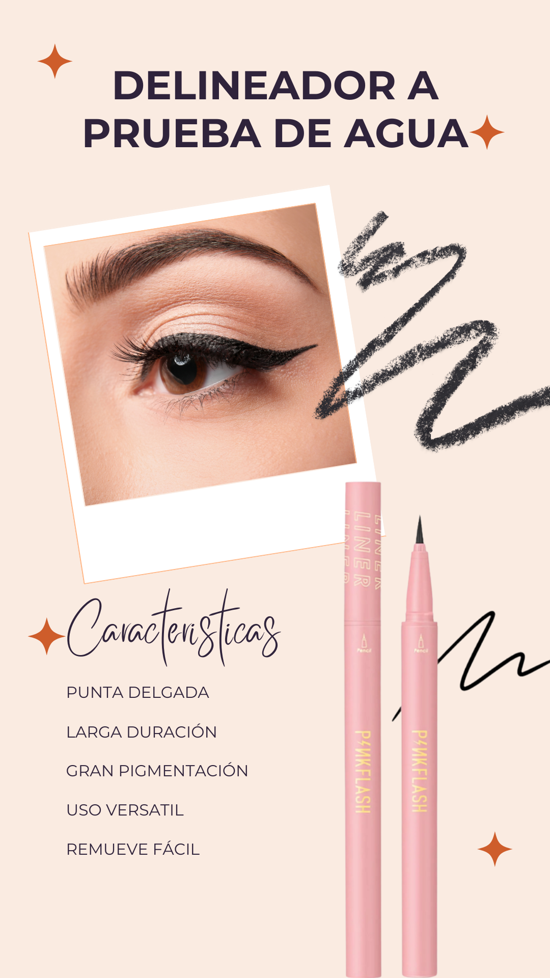 DELINEADOR PINK FLASH